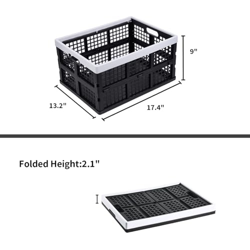 Aebeky 3-Pack Plastic Collapsible Storage | Home Organization - Image 4