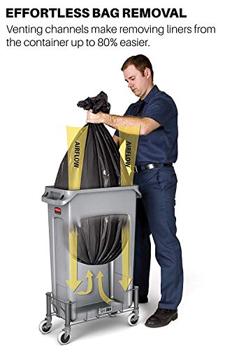 Rubbermaid Commercial Products Slim Jim Can, Black - Image 6