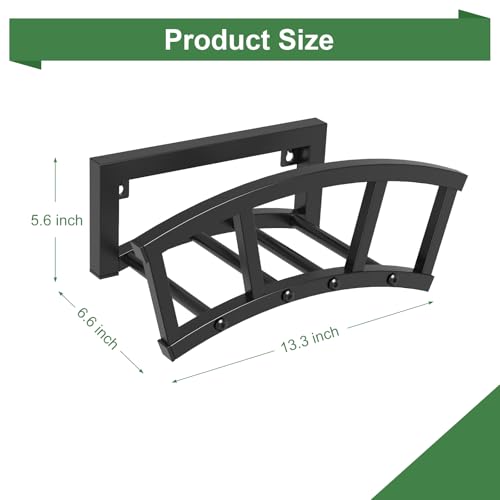 OLV Garden Hose Holder Wall Mounted, Outdoor Heavy Duty - Image 4