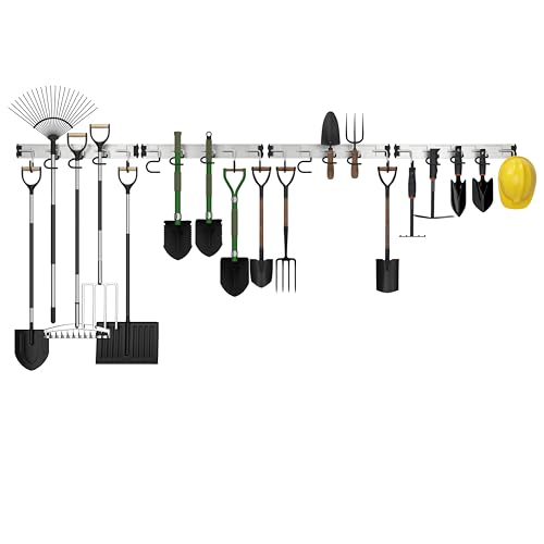 HUPBIPY 69'' Aluminum Alloy Garden Tool Organizer Wall - Image 2