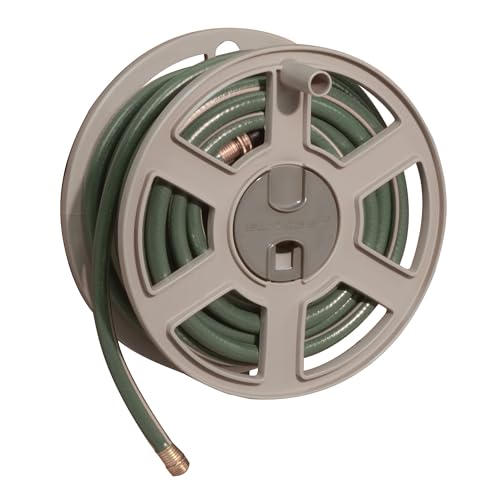 Suncast Sidewinder Wall Mount Garden Hose Reel, 100 Feet Capacity - Image 7