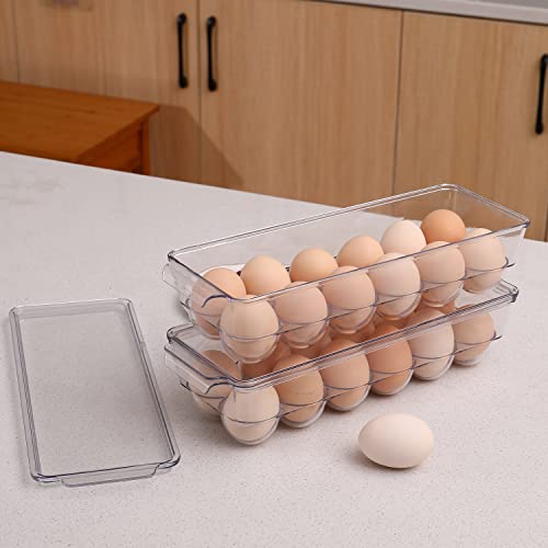 Sooyee 2 Pack Egg Holder for Refrigerator, Plastic E | All Products - Image 5