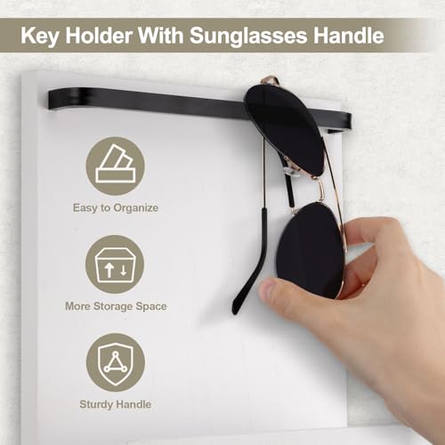 Key Holder Wall Mount, Key and Sunglasses Holder for Wall - Image 5