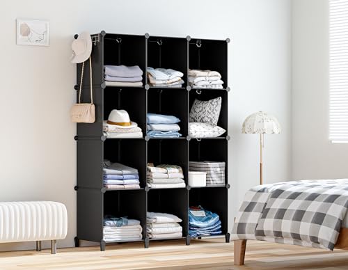 HOMIDEC Closet Organizers and Storage, 12 Cube Storage Organizer - Image 3