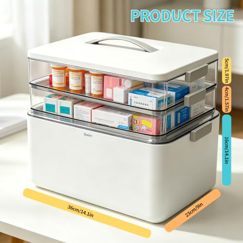 3-Tier ExtraTall Medicine Cabinet Organizer - Medicine Cabinet - Image 4
