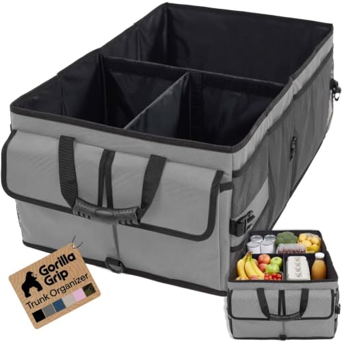 GORILLA GRIP Trunk Organizer for SUV and Cars, Large Capacity - Image 2