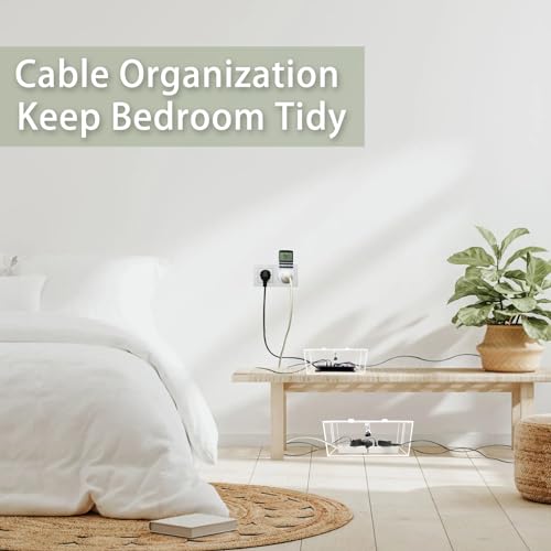 2PC Cable Management Box with Lock,Acrylic - Image 7