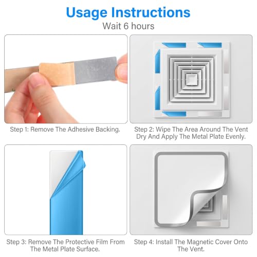 22Pcs Metal Strips for Magnets with Adhesive Plate Backing& - Image 5