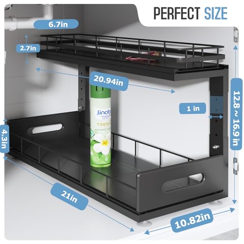Under Sink Organizer Upgrade To Professional Rails,2 | Under Sink Stor - Image 3