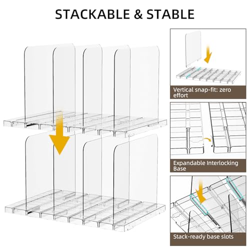 Stackable Bag & Purse Organizer for Closet Shelf Acr | All Products - Image 6