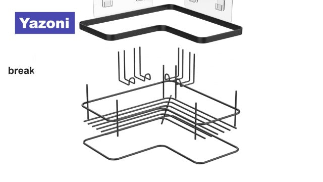 Corner Shower Caddy, Adhesive Shower Shelves No Drilling [2-Pack] - Image 8