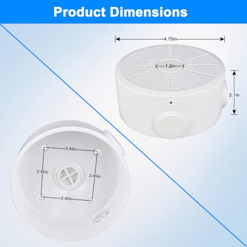 2026 New Security Camera Junction Box, Wall/Ceiling Mount - Image 7
