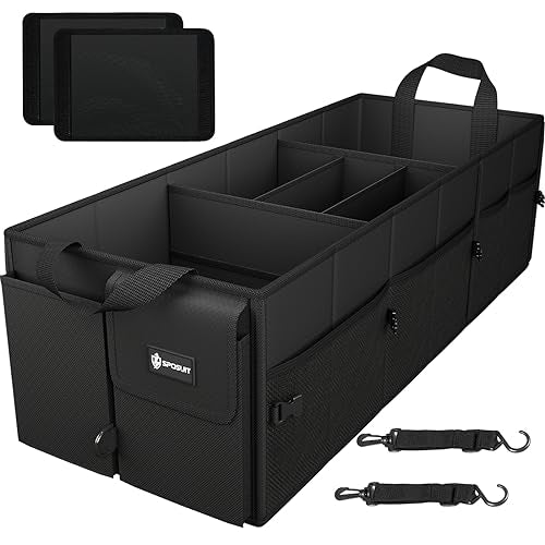 Large Trunk Organizer - 98L Collapsible Car Storage Organizer - Image 2
