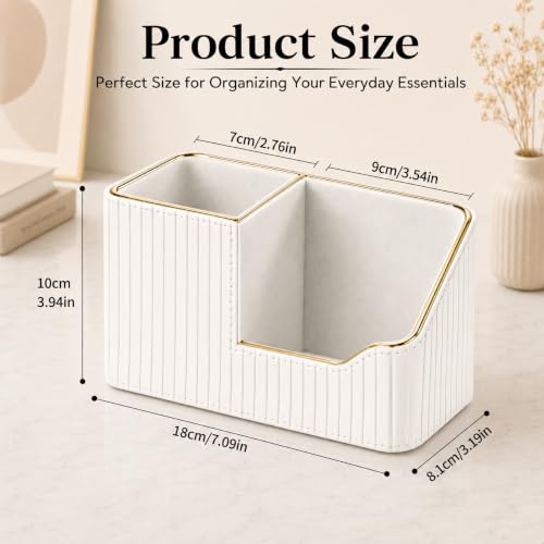 KINGFOM Luxury PU Leather Desk Organizer for Office | All Products - Image 3