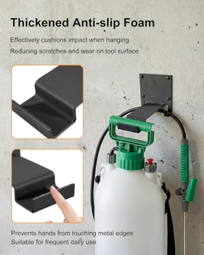 Pump Sprayer Holder, 2 Pack Backpack Blower Wall Mount - Image 5