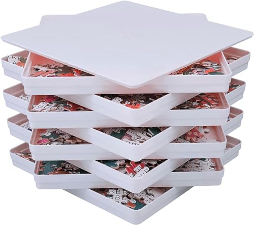 8 Stackable Puzzle Sorting Trays for Jigsaw Puzzles Puzzle Holder - Image 6