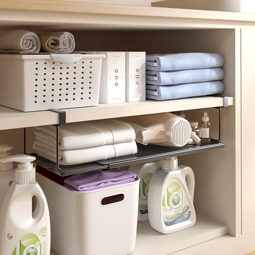 Expandable Under Cabinet Shelf, Extendable Under Shelf - Image 7