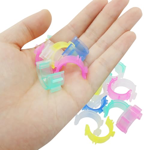 Kyuionty 100 Pcs Sewing Bobbin Clips, 5-Color Assortment Thread - Image 4