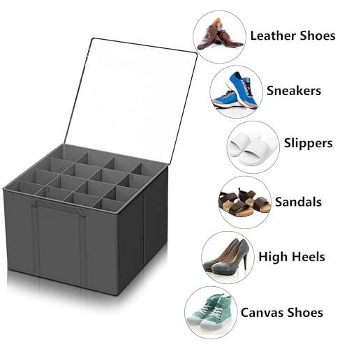 SUOCO 2 Pack Shoe Organizer for Closet, Fits up to 3 | All Products - Image 7