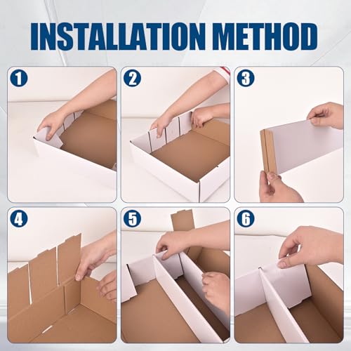 CHAIARRY 4-pack Sports Card Storage Boxes 3200 Count - Image 6