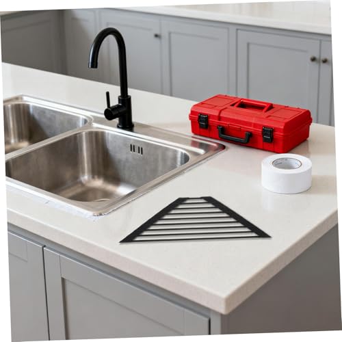Triangular Stainless Steel Sink Draining Rack for Dishes - Image 7