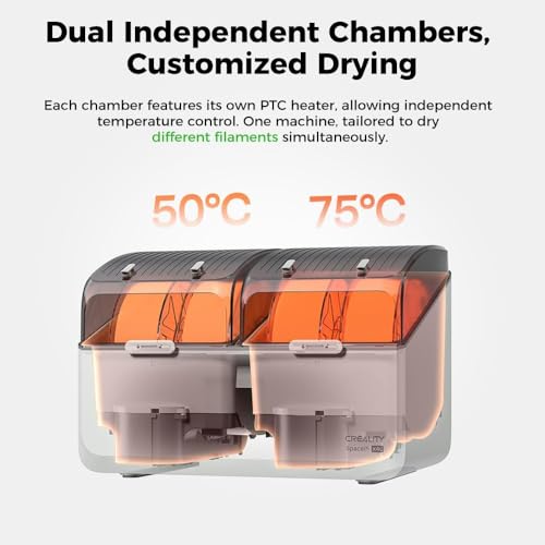 Creality Filament Dryer Box for 4 Spools, Space Pi X4 Lite Dual - Image 5