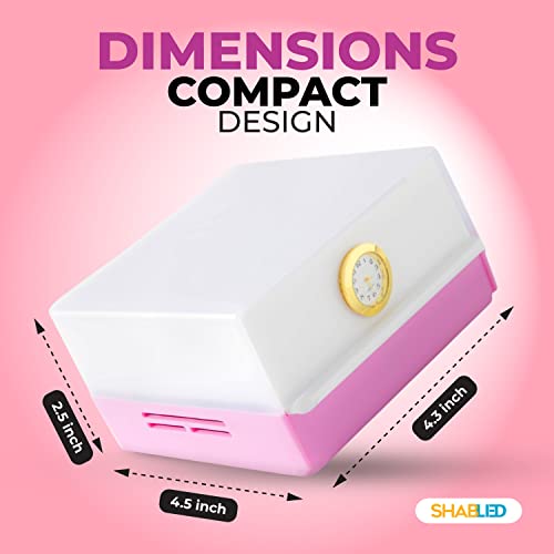Shabled Bedside Lamp with Drawer – Touch LED Nightstand Lamp - Image 4