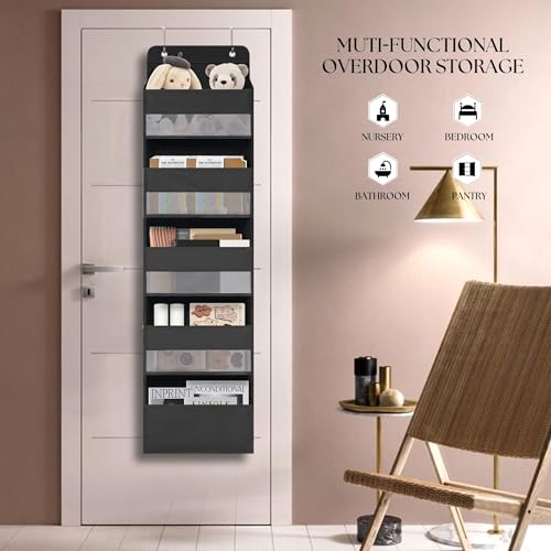 TYMENSH Over the Door Organizer for Bedroom Bathroom Pantry, 5 - Image 7