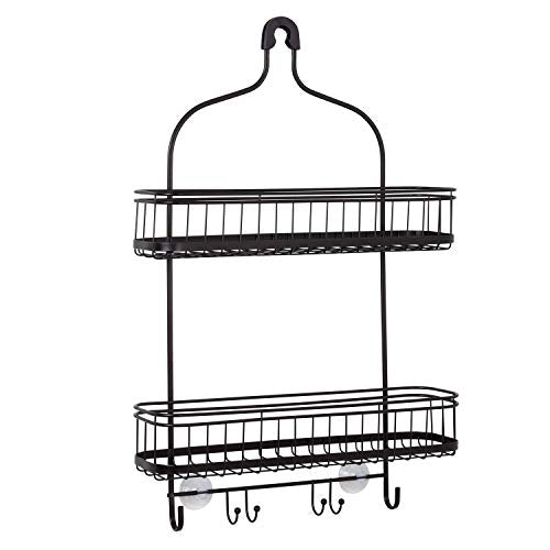 Zenna Home Shower Caddy Hanging Bathroom Organizer, Steel Shower - Image 2