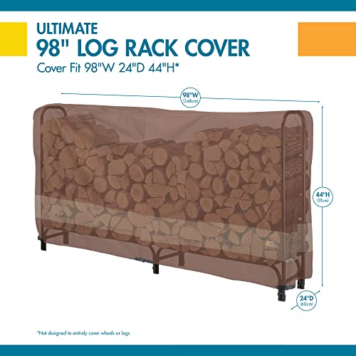 Duck Covers Ultimate Waterproof 98 Inch Log Rack Cover - Image 4