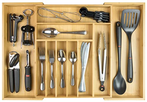 KitchenEdge Silverware & Utensil Drawer Organizer, 14-25 in - Image 2