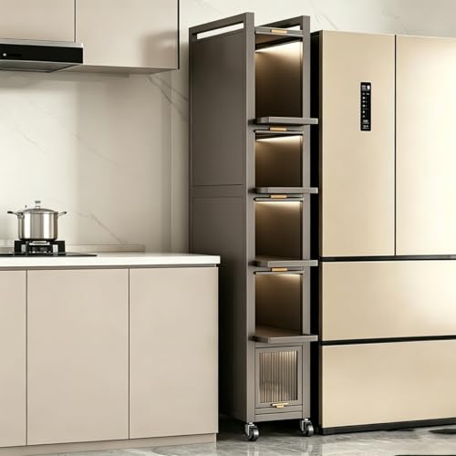 Slim Storage Cart Rolling Narrow Organizer Pull Out Rack - Image 8