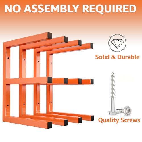 Wood Organizer and Lumber Storage Rack Wall Mount, Heavy - Image 5