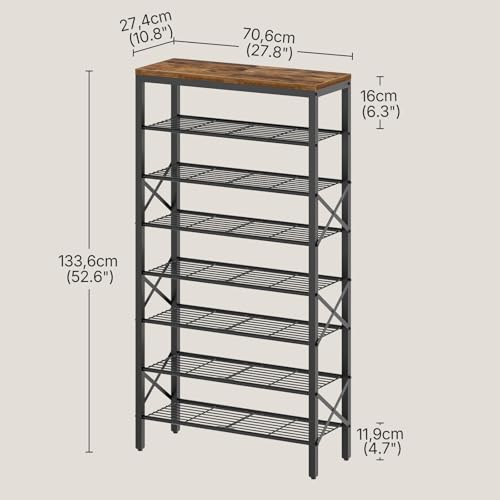 8 Tier Shoe Rack, Shoe Storage Organizer - Image 4