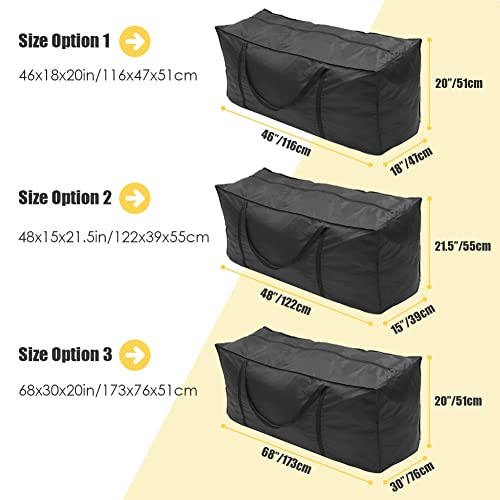 Patio Cushion Storage Bag Waterproof Extra Large Outdoor - Image 3