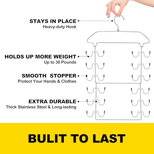 2 Pack Tank Top Hanger Space Saving, 360° Rotating Closet - Image 4