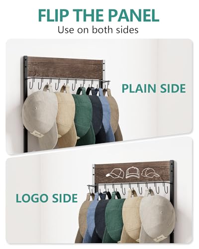 Over the Door Hat Organizer with 30 Hooks, 3-Tier Hat Rack - Image 6