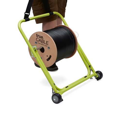 trueCABLE Wire and Cable Caddy with Wheels and Pull Strap - Image 5