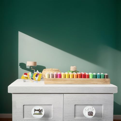 8pack1.5 Ceramic Vintage Sewing Machine Cabinet Knobs - Image 4