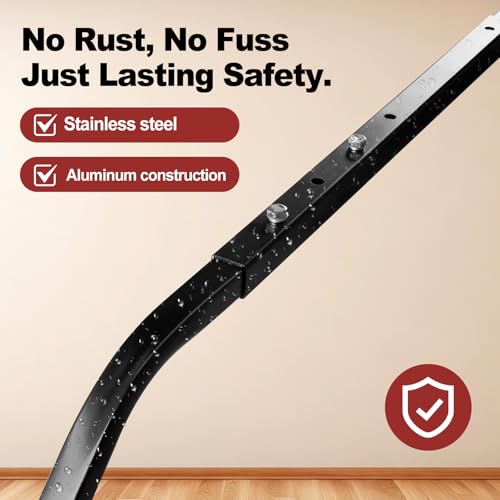 Lift Attic Ladder Safety Railing, Upgraded Adjustable Loft - Image 4