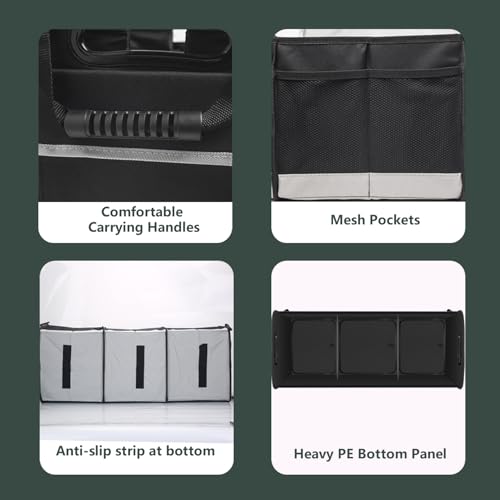 Foldable Trunk Organizer - 95L Sturdy Car Organizer - Image 5