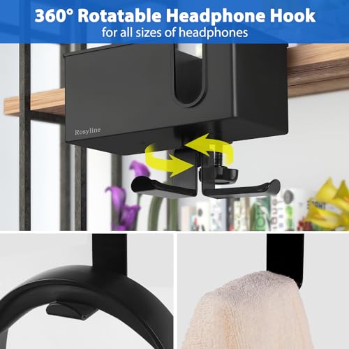 Rosyline 3-in-1 Clip-on Cup Holder for Desk with Desktop - Image 4