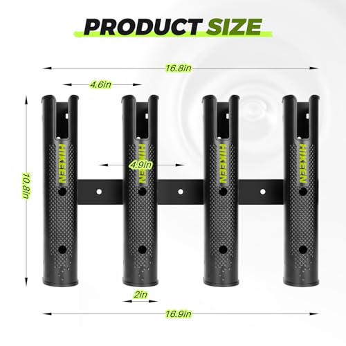 Hikeen Adjustable Fishing Rod Holder, 4 Tube Fishing Pole - Image 7