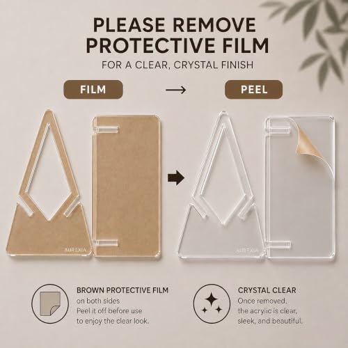 AURΞXIA Vinyl Record Storage Stand - Clear Acrylic LP - Image 7