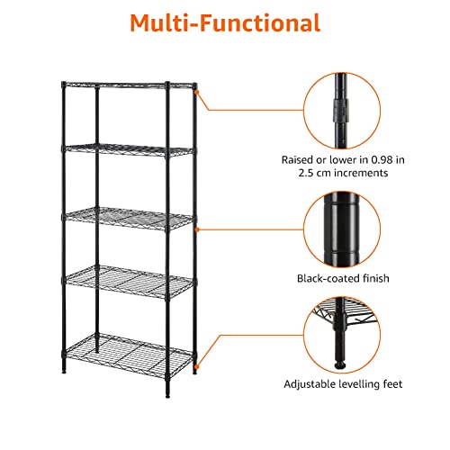 Amazon Basics 5-Shelf Multipurpose Adjustable Steel Garage - Image 6