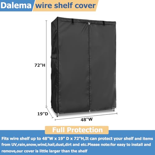 Wire Rack Covers,Heavy Duty 600D Dustproof Waterproof - Image 4