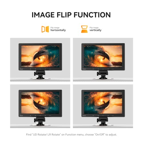 Eyoyo 10 Inch Mini Monitor - 1024x600 Small Computer Screen - Image 4