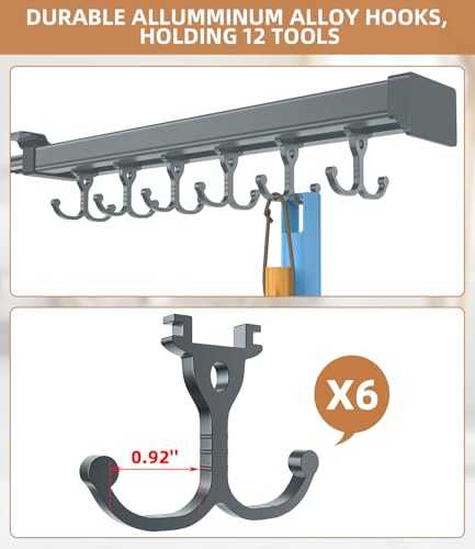 Pull Out Broom Holder, Multifunctional Slide Broom And Mop - Image 5