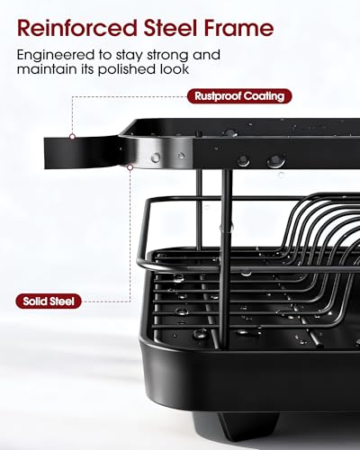Sakugi Dish Drying Rack - Stainless Steel Dish Rack - Image 7