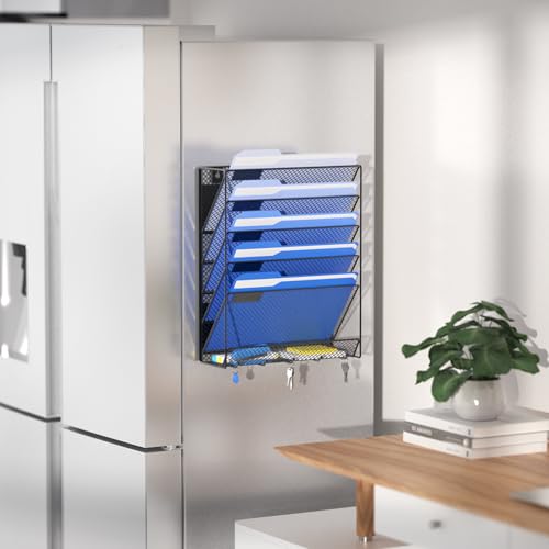 OUTWOLF Magnetic File Holder, 6-Tier Magnetic Wall Hanging - Image 5